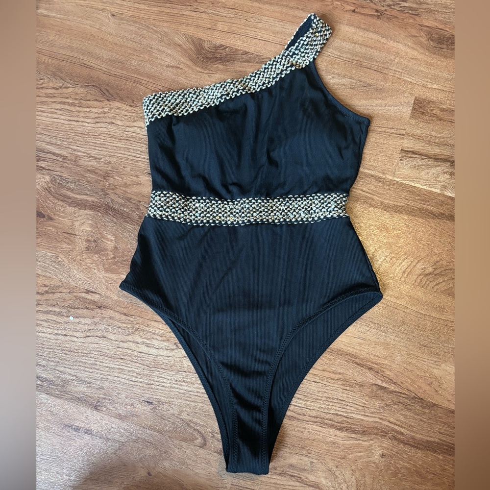 One Shoulder One Piece Swimsuit